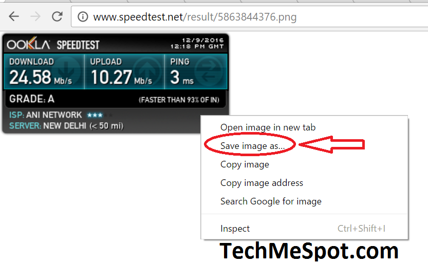 Speedtest Image